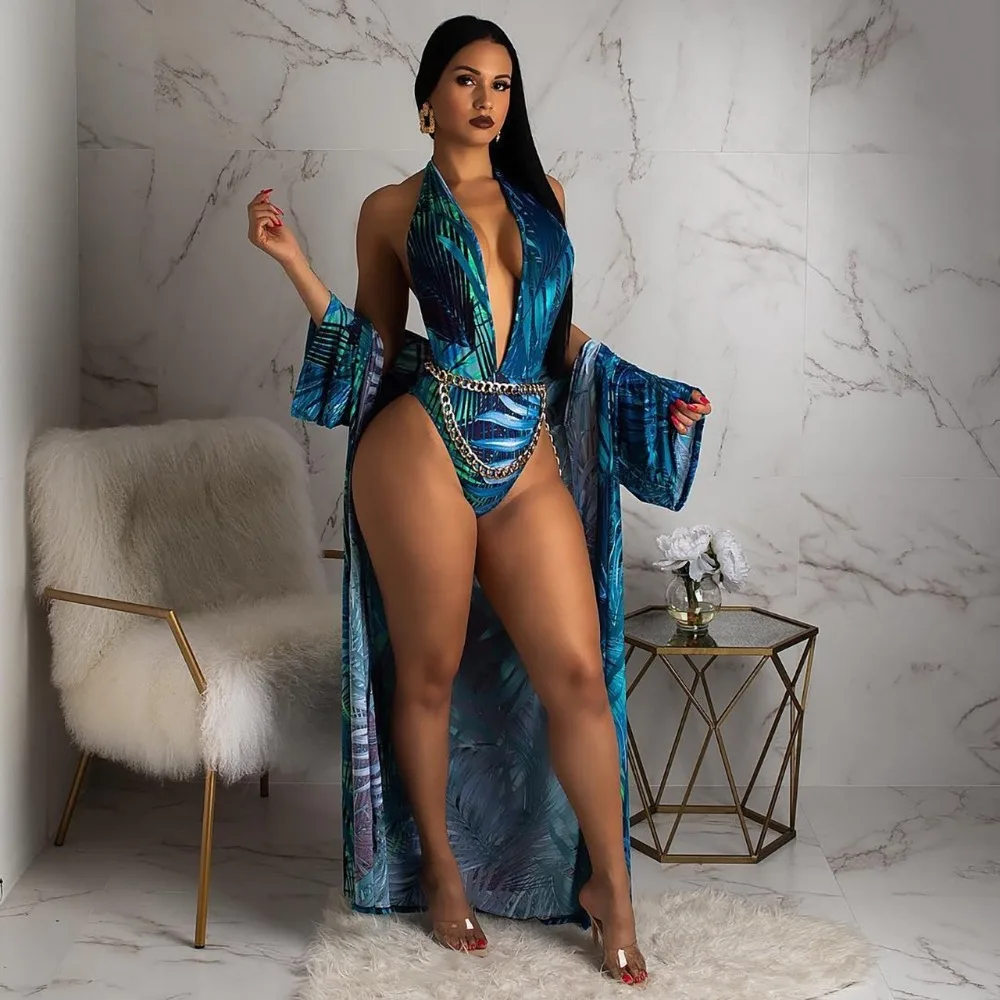 2019 летнее сексуальное бикини с цифровым принтом модный женский комплект из двух