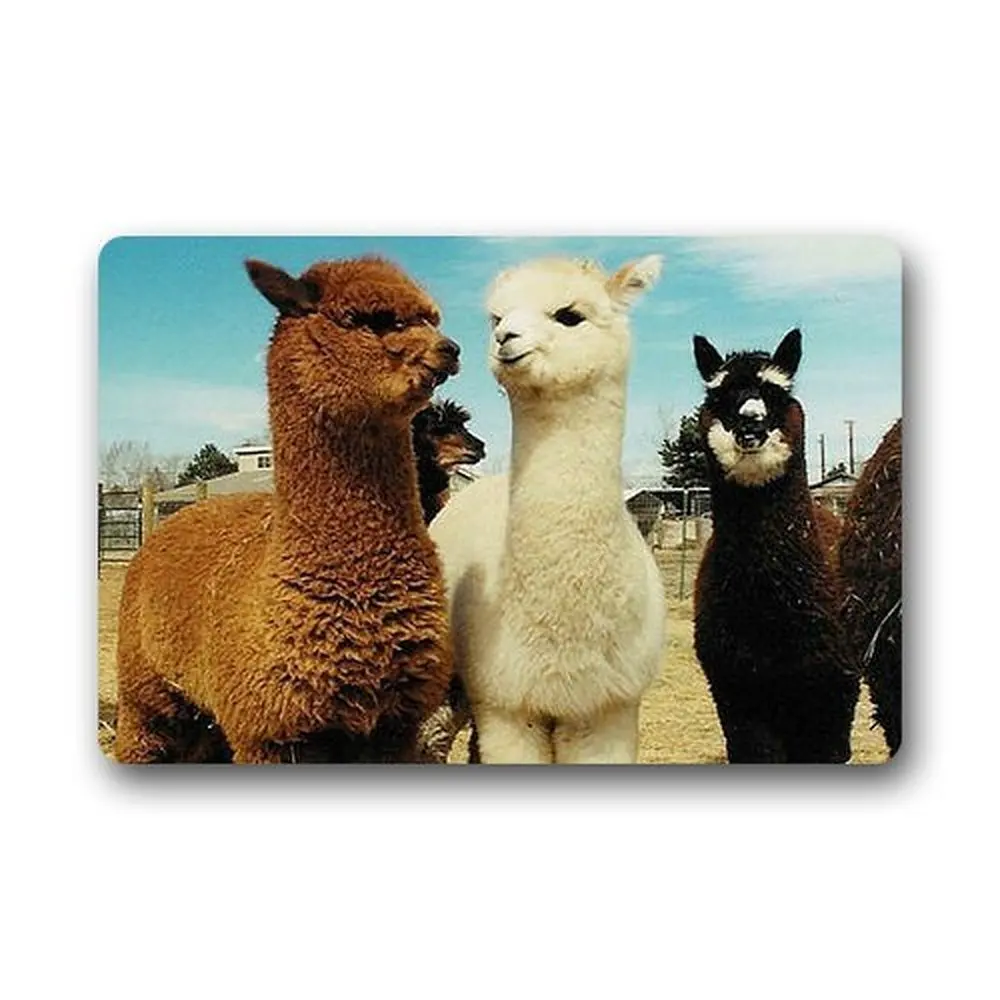 Домашние коврики с эффектом памяти лама альпака коврик для ванной комнаты кухни