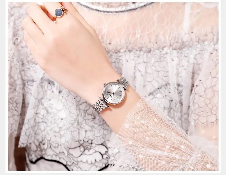 SKMEI Luxury Women Watch Quartz Wristwatches Fashion Casual Waterproof Quartz Watches Small Dial Ladies Watch reloj mujer 1458