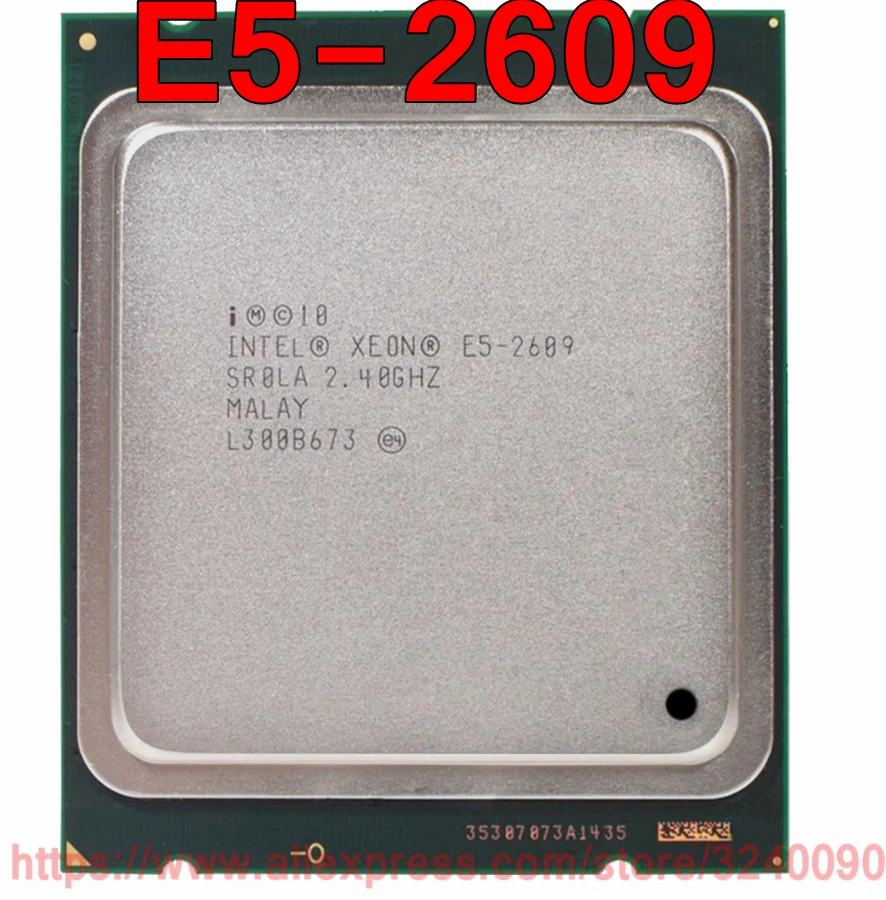 Процессор Intel Xeon E5 2609 SR0LA 2 40 ГГц 4 ядра 10 МБ LGA2011 Бесплатная доставка Быстрая