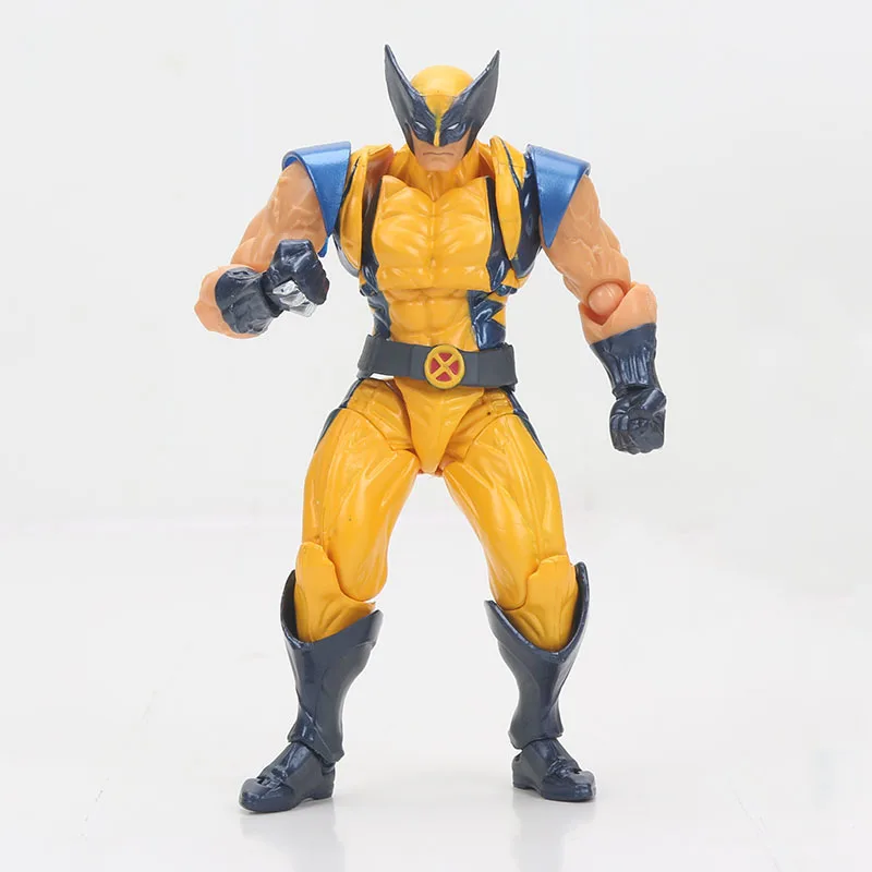 14-16 см игрушки Marvel Revoltech серия Мстители эндгейм супергерой Дэдпул Человек-паук Веном Росомаха Карнаж Figma модель куклы