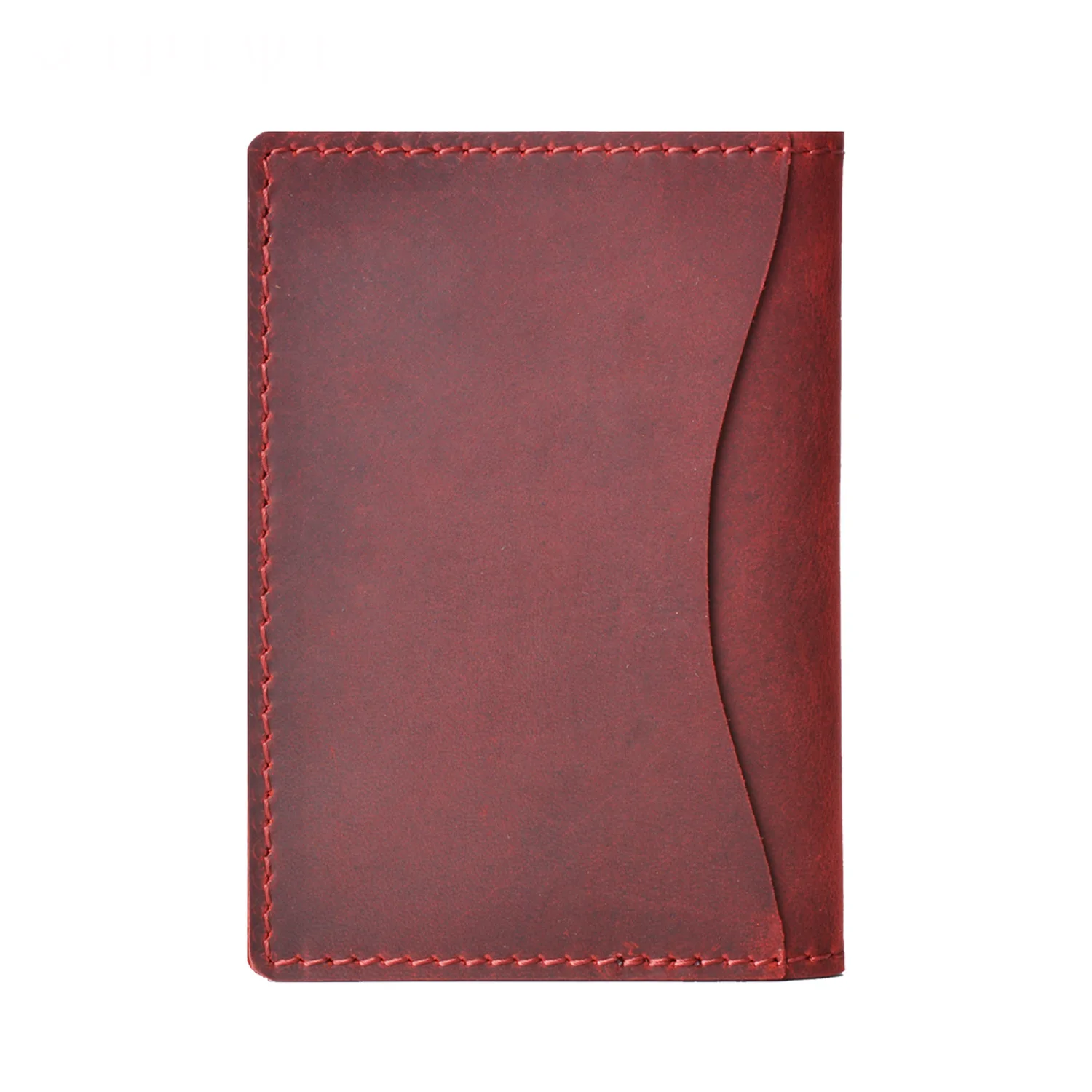 Мужской винтажный минималистичный бумажник из бычьей кожи | Багаж и сумки