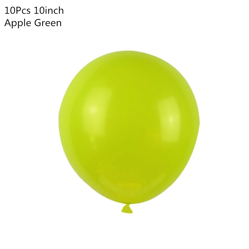 10pcs apple green Динозавр вечерние принадлежности динозавр бумажный шарик гирлянда на день рождения детей, мальчика вечерние украшения мир Юрского периода джунгли вечерние украшения - Цвет: 10pcs apple green