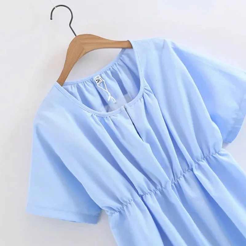 SCQP Симпатичные Эластичный пояс одноцветное Для женщин футболка белье О образным