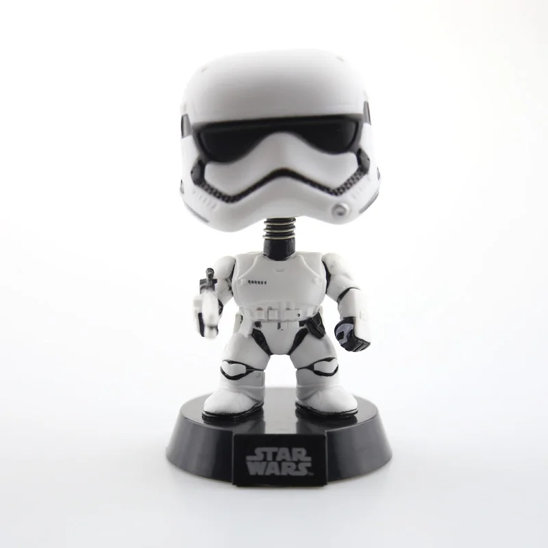 Новинка, 10 см, Звездные войны, Дарт Вейдер, KYLLO REN YODA PHASMA Darth MAUL, BB-8, фигурка, качающаяся голова, Q Edition, для украшения автомобиля