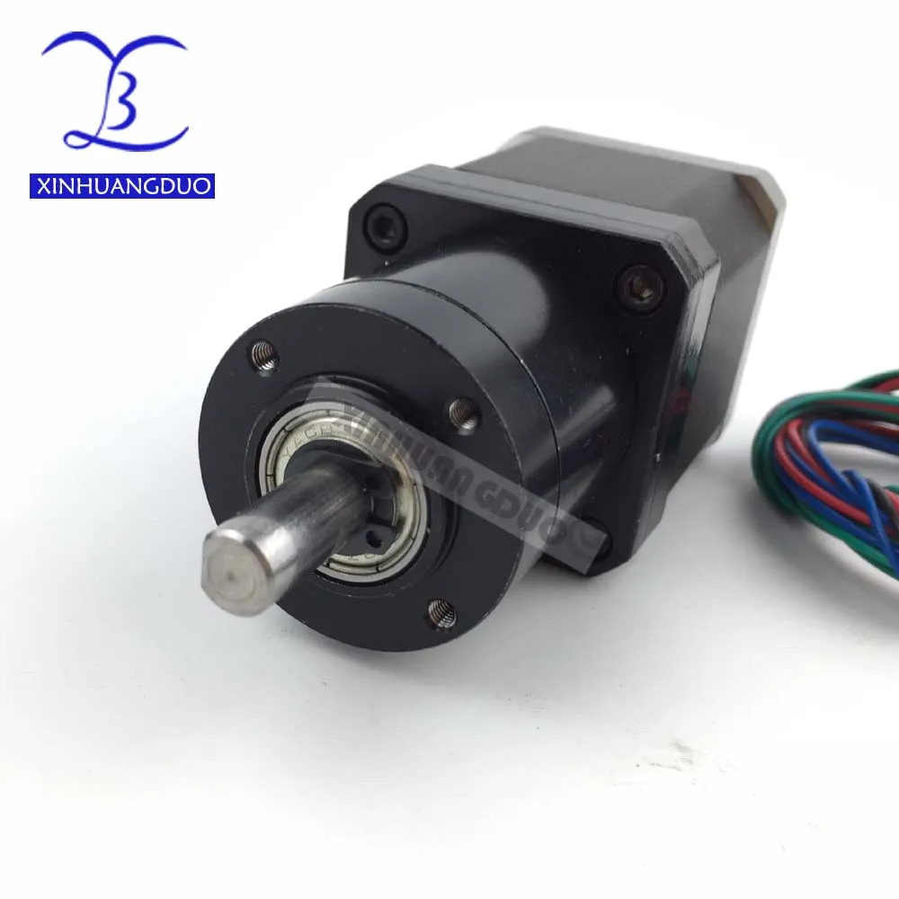 Фото Gear ratio 27:1 Planetary Gearbox stepper motor Nema 17 1.68A Geared Stepper Motor 3d printer Обустройство дома Gear ratio 27:1 Planetary Gearbox stepper motor Nema 17 1.68A Geared Stepper Motor 3d printer Обустройство дома