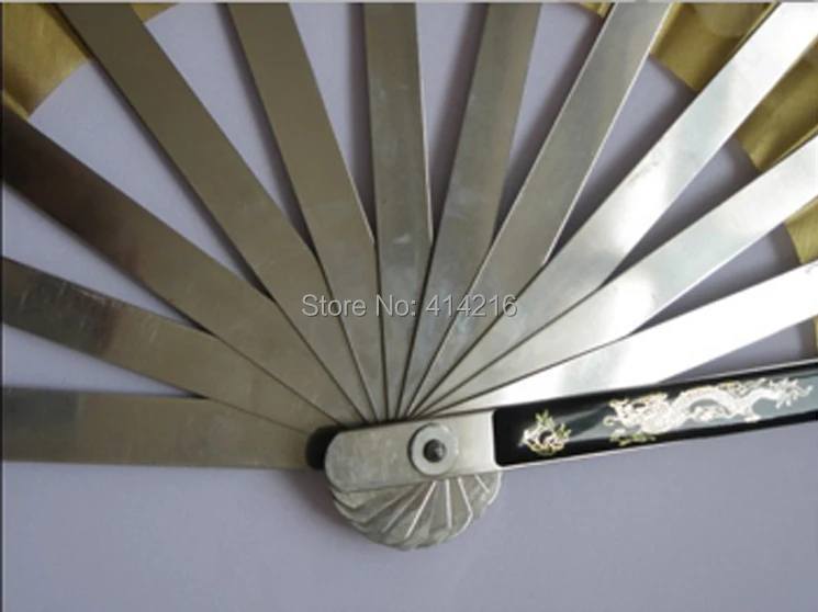 Толстый вентилятор из нержавеющей стали в рубчик кунг фу боевые искусства тайцзи