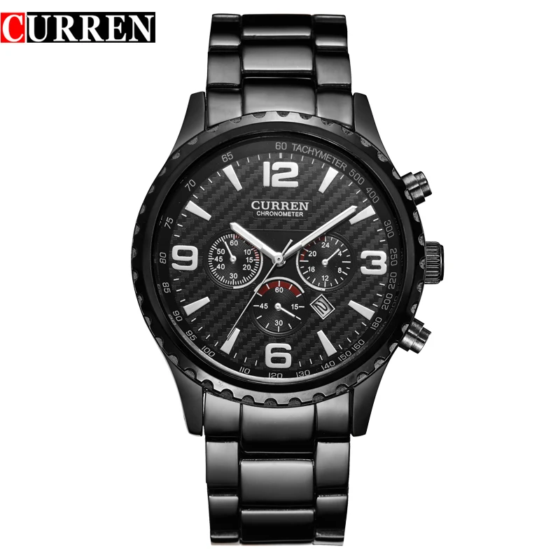 Мужчины смотреть Спортивный Brand Curren Часы Relogio Masculino Мода Reloj Hombre Кварцевые
