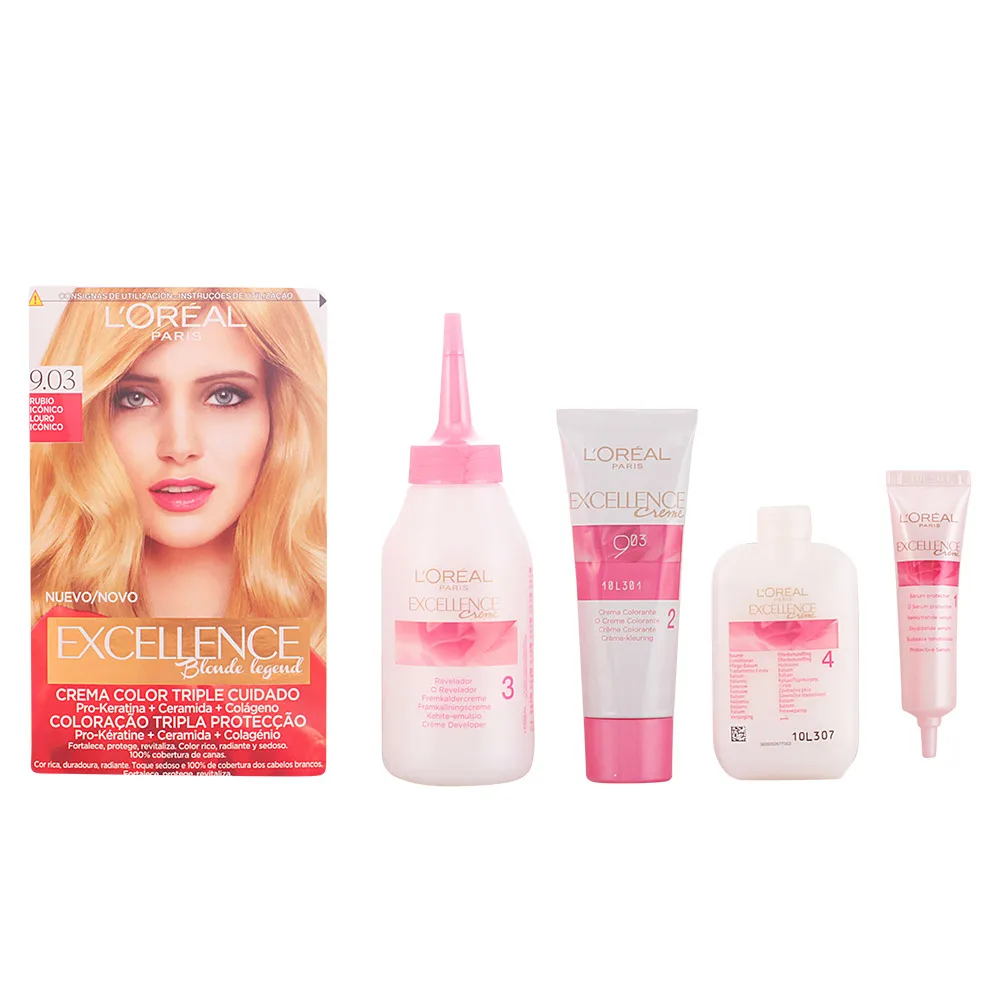Excellence Blonde Legend краситель #9 03 блонд Знаковый 1 U|Чаши для смешивания красок волос| |