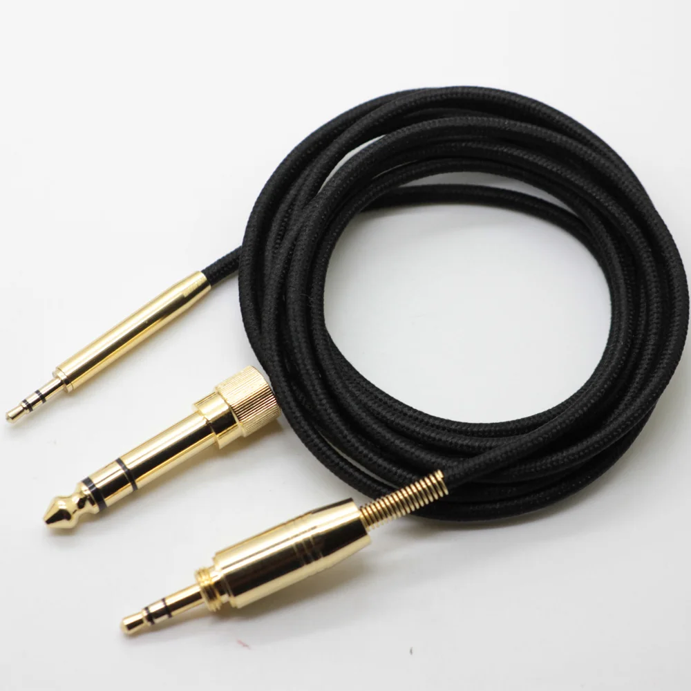 Улучшенный кабель Poyatu для наушников Shure SRH440 SRH940 SRH840 SRH750 сменный Hi-Fi с адаптером 6 35
