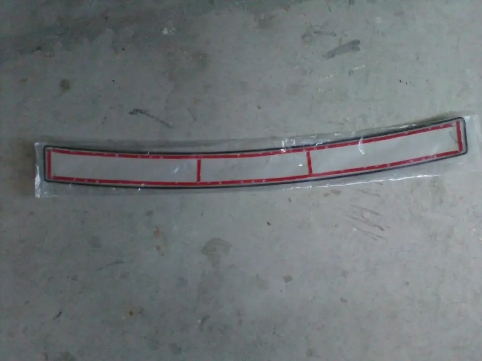 1 uni нержавеющей стали задний бампер Подоконник Протектор для 2006 2010 Volkswagen PASSAT B6