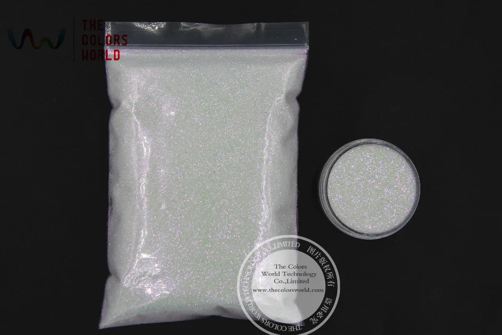 TCR325 белый цвет с переливающимся фиолетовым блеском в форме Шестиугольника 0 2 мм