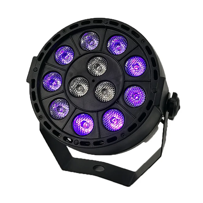 Led Par Светильник 12x3 Вт DJ вечерние светильник s RGBW Диско эффект сценический светильник ing с 8 каналов украшение для украшения звук активный