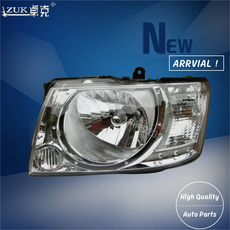 ZUK головной светильник налобный фонарь в сборе для NISSAN PATROL SAFARI Y61 4200 4500 4800 2004 2005 2006 2007 головная лампа светильник