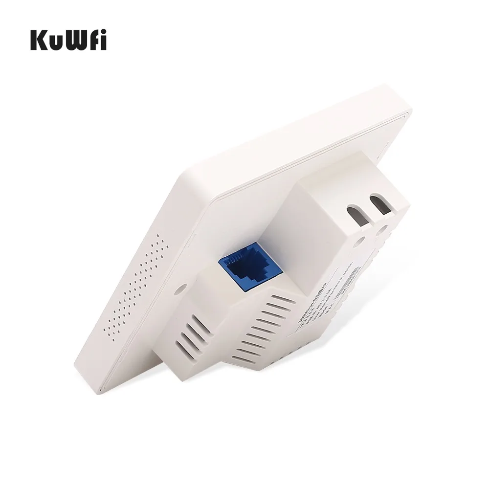 KuWFi 300 Мбит/с беспроводной Wi-Fi маршрутизатор в помещении стене POE AP для