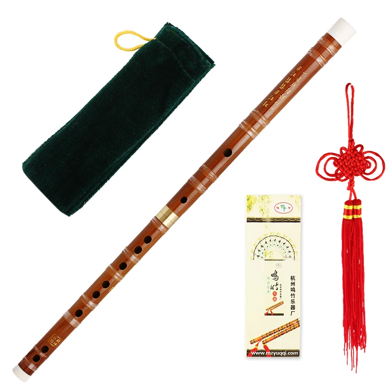 

Bamboo Flute Dizi Traditional Handmade Chinese Musical Instrument In F Pluggable
