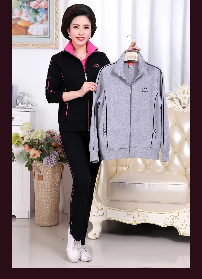Трендовые товары, Женский комплект одежды, 5XL, плюс размер, спортивный костюм для женщин, костюм из трех предметов, хлопковые топы+ футболка+ брюки 4537