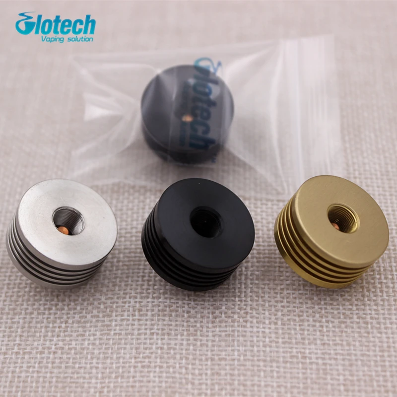 Глотек Адаптер теплоотвода V2 510 с ребристым основанием для перестраиваемых атомайзеров с присоединенной резьбой дна, подходит к RDA Mod Box.