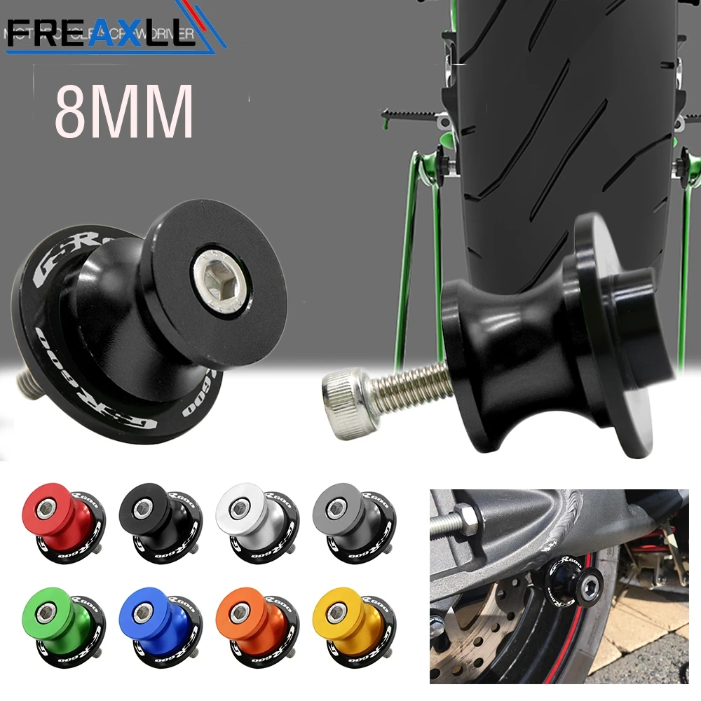 

For SUZUKI GSR600 GSR 600 2006 2007 2008 2009 2010 8MM High Quality CNC M8 Motorbike Swingarm Spools slider stand screws