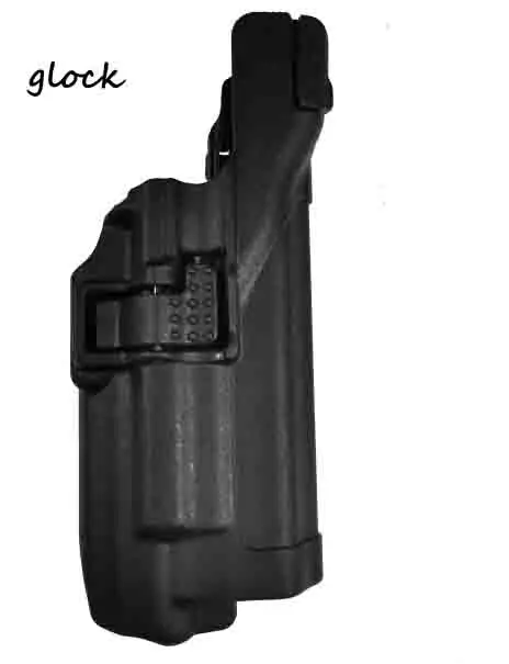 glock Тактический LV3 кобура для пистолета охотничий военный Glock 17 18 Beretta M9 1911 P226 USP светильник носильщик компактный поясной ремень кобура - Цвет: glock