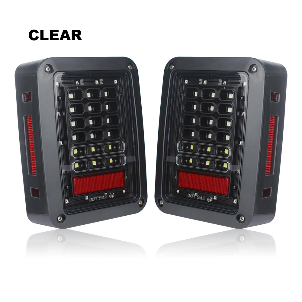 Светодиодные задние фары автомобиля в сборе с ходовым тормозом сигналом