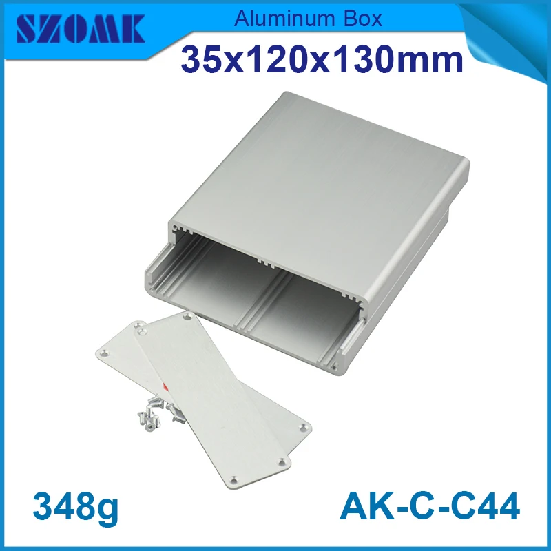 

10pcs/lot 35(H)x120(W)x130(L) mm aluminum enclosure project electric splitted box extrusion case for pcb box