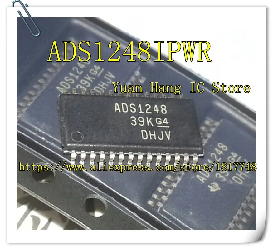 

10PCS/LOT ADS1248IPWR ADS1248IPW ADS1248 TSSOP28 Analog-to-digital converter