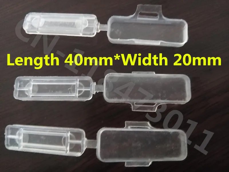 Dr4020 Длина 40 mmxwidth 20 мм Провода маркер прозрачный кабельной линии помечены коробка