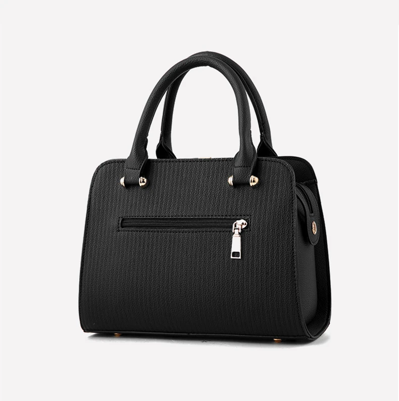 Messenger Bag Women Leather Handbags Top Handle Black Pink Purple Red Crossbody Shoulder Bags Ladies Purses | Багаж и сумки