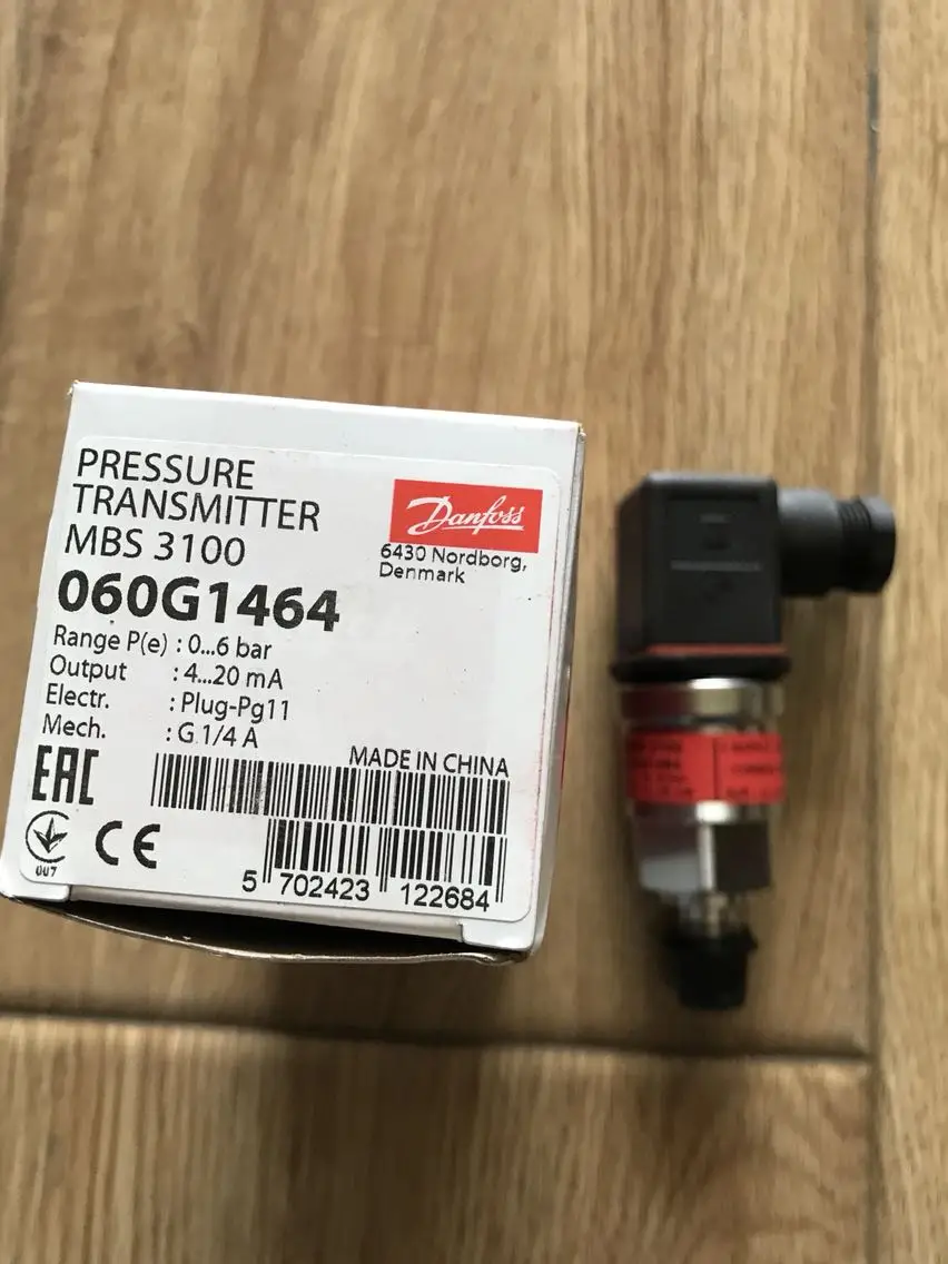 Оригинальный оригинальный 100% новый датчик давления Danfoss MBS3100 060G5635 060G1999 060G1367 060G1470