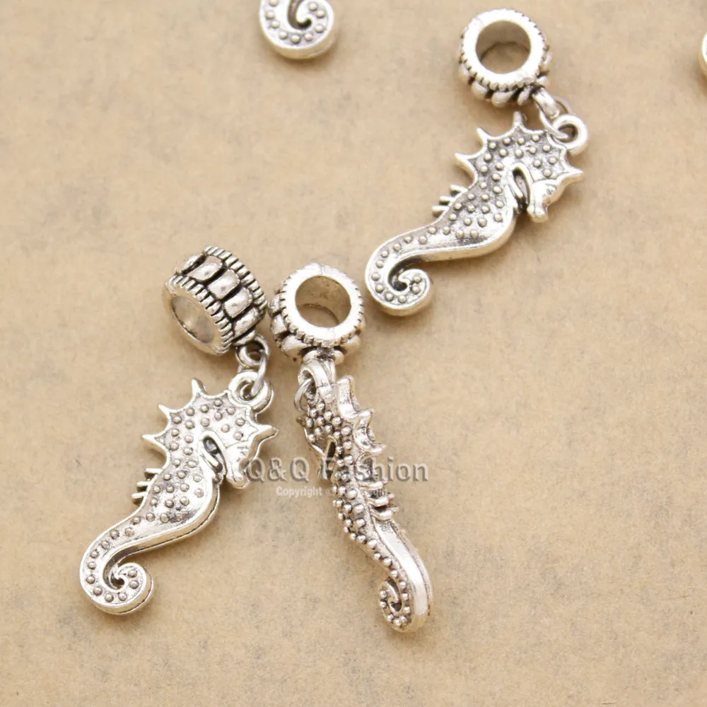 5x Пляж Морская лошадь раста Мамбо бисер дреды страшные плетеные волосы заколка