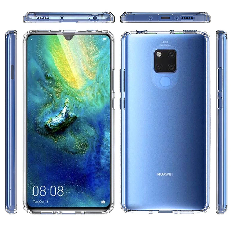 Для huawei mate 20X чехол TPU бампер жесткий PC акриловый прозрачный Гибридный Кристальный чехол для телефона для huawei mate 20 Pro mate 20 X mate 20X