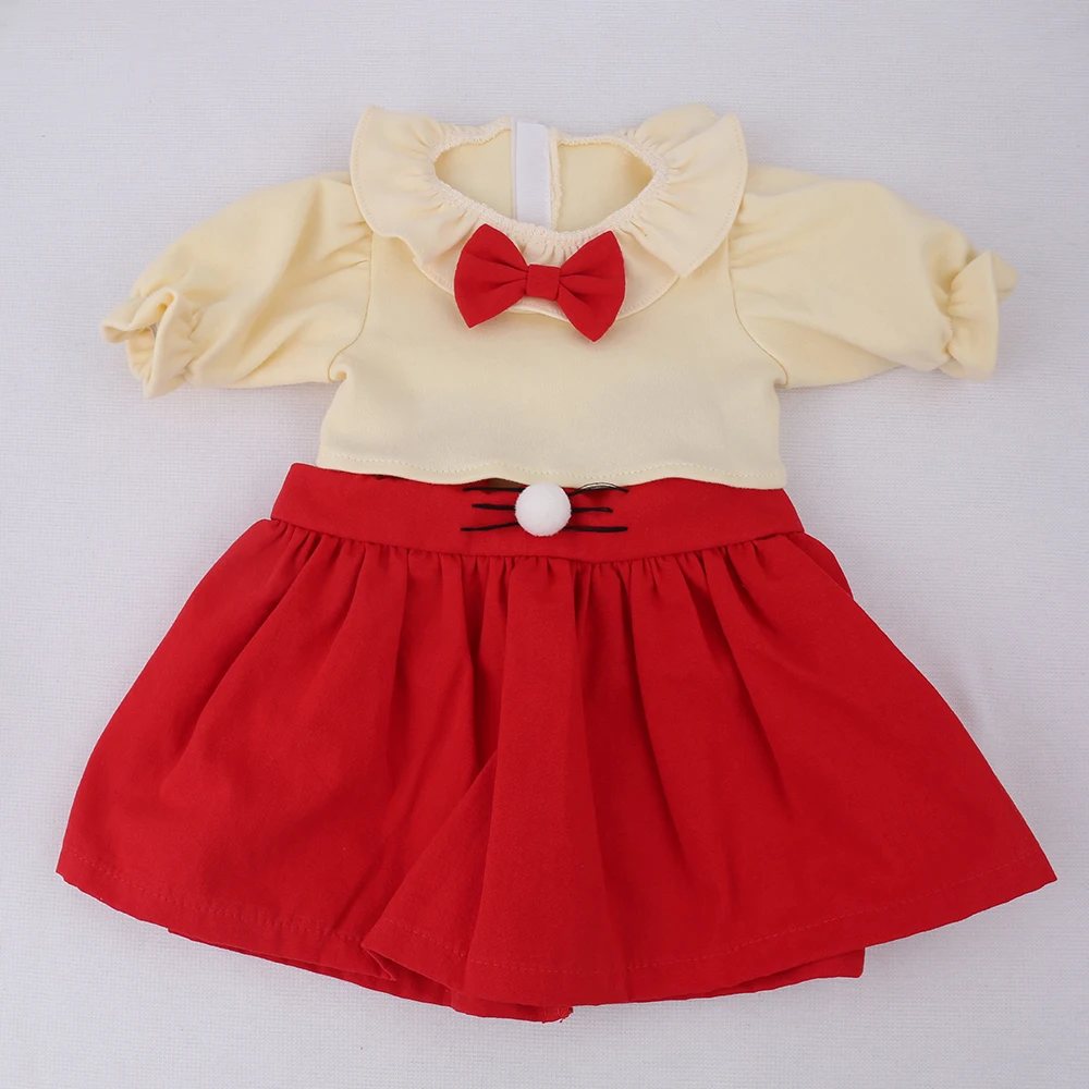 Кукла Reborn Одежда для новорожденных красное модное платье в новом стиле красивая