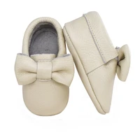 hot toddler girl crib shoes newborn baby girls boys bowknot soft solegenuine leather baby shoes
