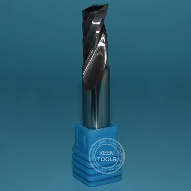 値段 EM1225mmタングステン超硬oneフルートスパイラルドリルビット/cnc彫刻ツール/アクリルpvc切断