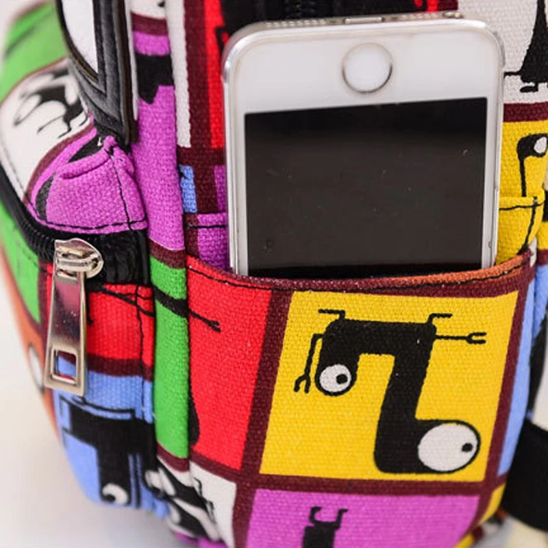 2017 модные милые женские рюкзаки из искусственной кожи с Микки ушками и граффити