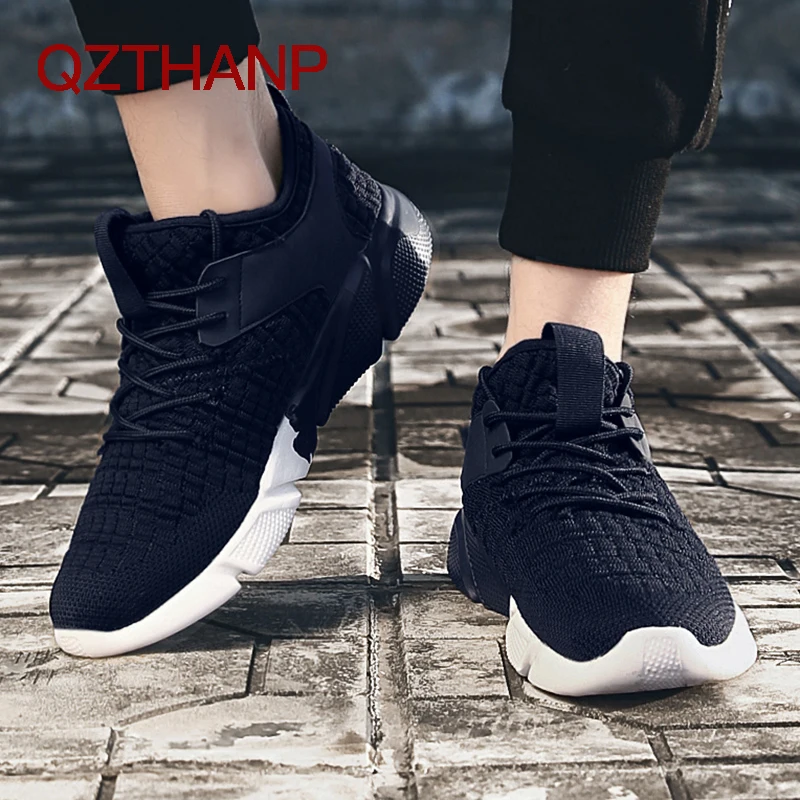 Летняя мужская повседневная обувь Кроссовки Zapatillas Hombre Дышащая тканая из