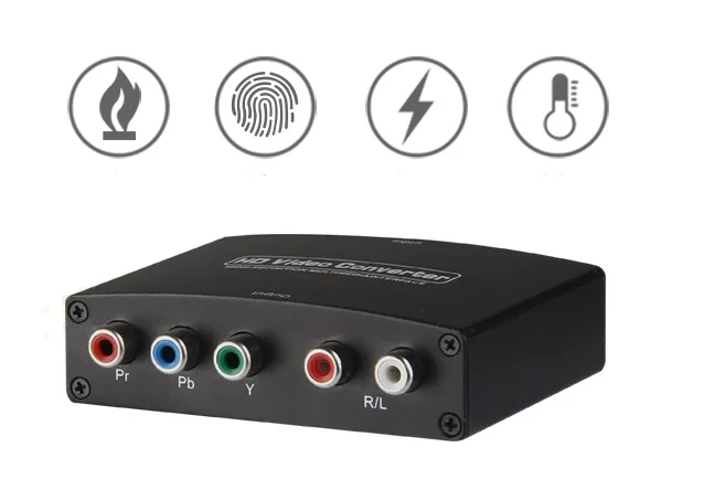 1080P HDMI до 5RCA компонент RGB YPbPr видео + R/L аудио конвертер адаптер|hdmi to 5rca|hdmi toaudio converter |