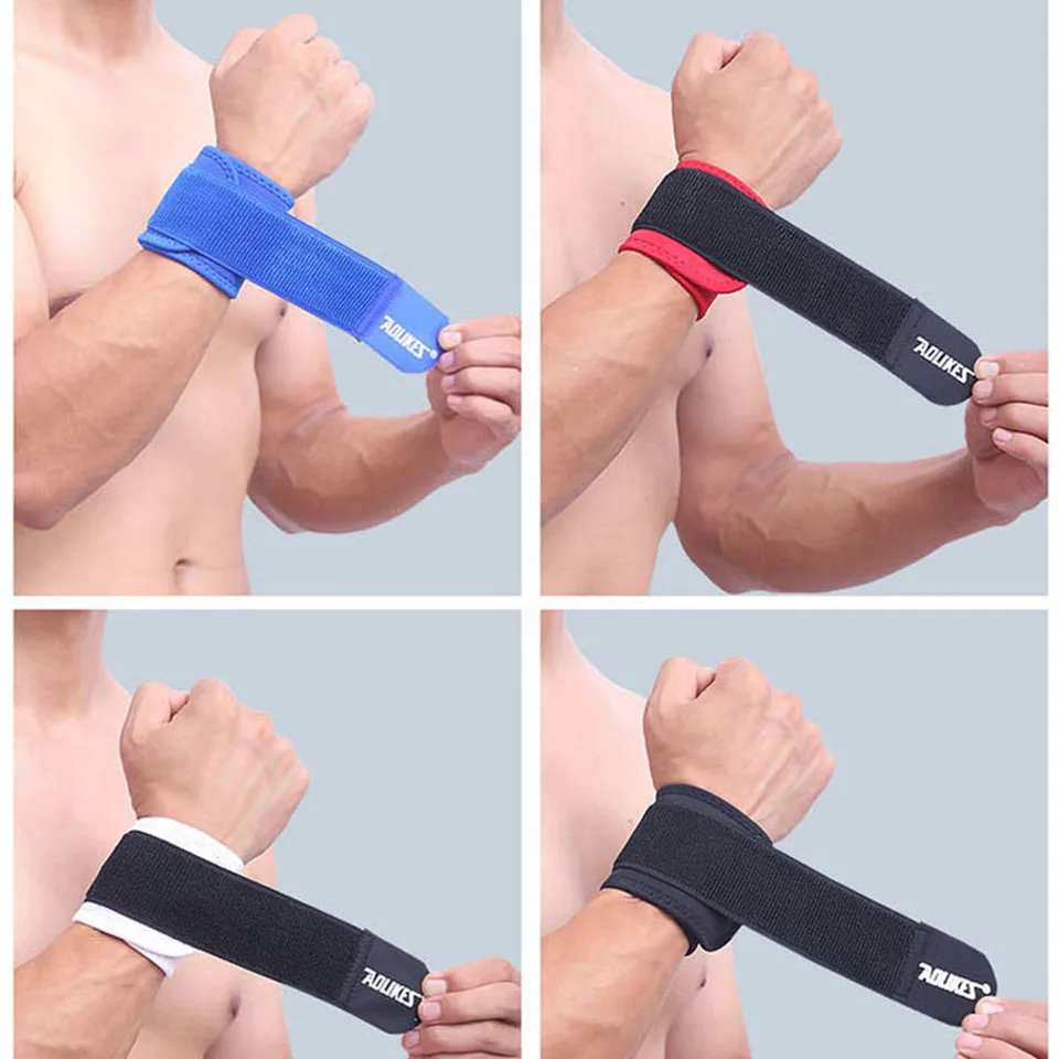AOLIKES 1 пара обмотка для поддержки запястья Bracer защитный напульсник спортивные