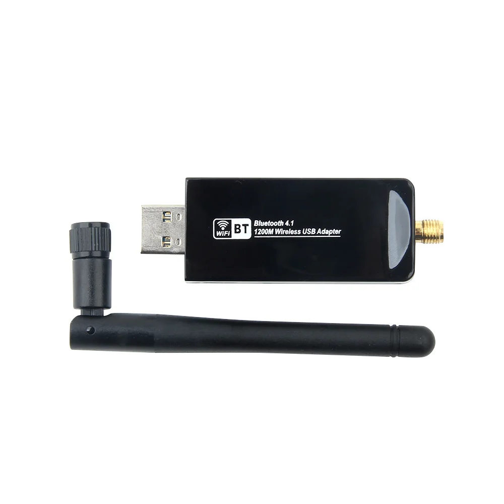 1200 Мбит/с USB 3 0 Dual Band 802.11ac Wi Fi Bluetooth 4 1 Беспроводной AC Wlan 2 г/5 ГГц Lan Dongle адаптер с
