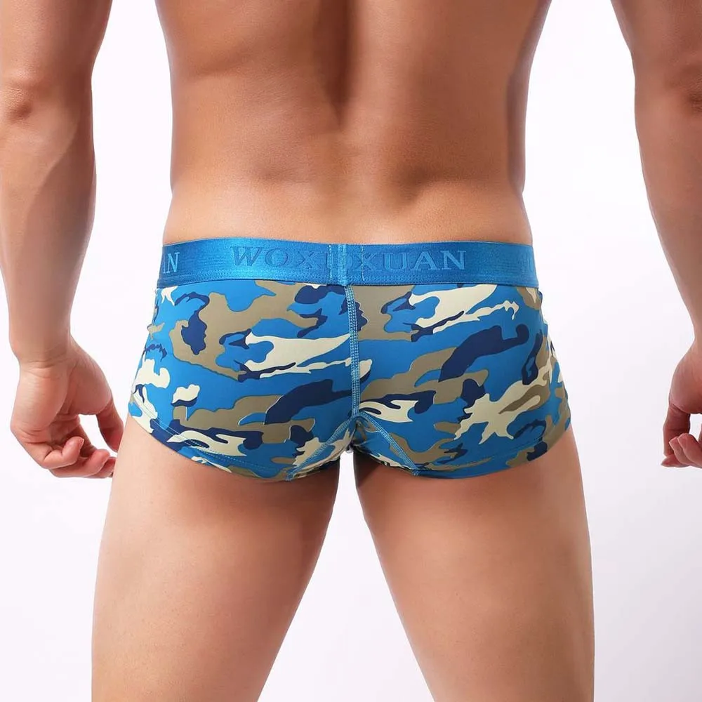 Мужские шорты с камуфляжным принтом мягкое нижнее белье |