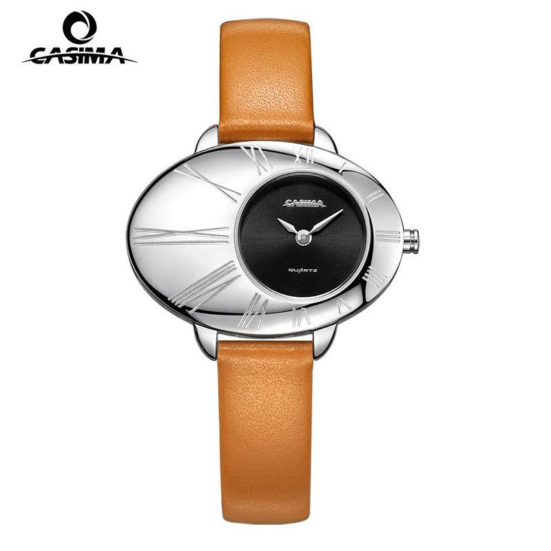 SP2622SL47 Роскошные брендовые часы модные часы для женщин, на каждый день, модные кварцевые часы, модные белого и синего цвета с кожаным ремешком, водонепроницаемые 50 м CASIMA#2622 - Цвет: SP2622SL47