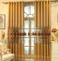 fyfuyoufy upmarket european embroidery curtain bedroom living room shading cloth curtain hollow out embroidery tulle luxurious