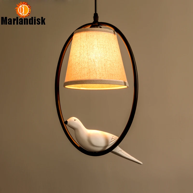 Американский Сельский птичий подвесной светильник s E27 винтажный для внутреннего