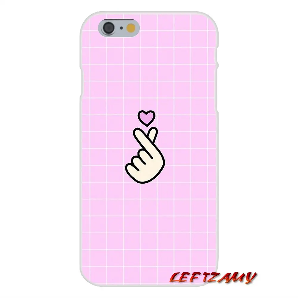 Аксессуары чехлы для телефонов Чехлы черно белые Love kpop рисунок сердца Samsung Galaxy A3 A5