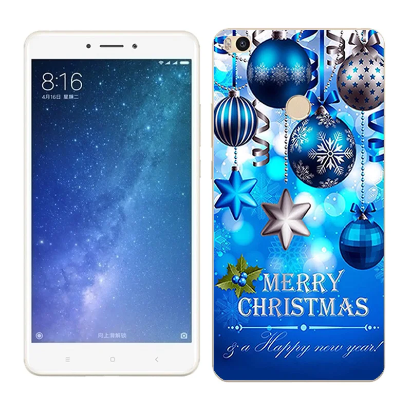 23 Чехол s для Xiaomi Mi Max2, мягкий силиконовый чехол для Xiaomi Mi Max 2 X'mas Day, окрашенный чехол для телефона xiomi Mi Max 2, Fundas - Цвет: 23