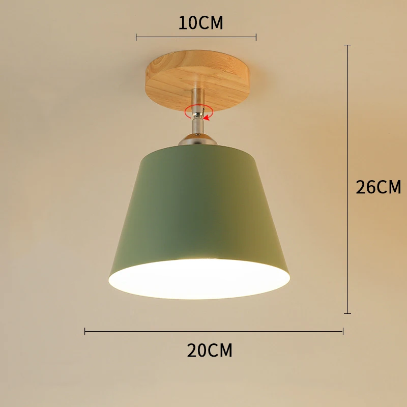 Type 3 no bulb Светодиодный потолочный светильник, современный деревянный потолочный светильник, винтажный плафон, лампа для гостиной, цветная, E27, плафон, Lamparas Techo Deckenleuchten - Цвет корпуса: Type 3 no bulb