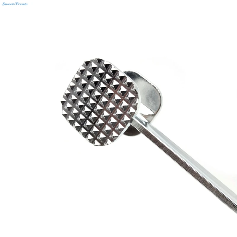 Металлический молоток для мяса из нержавеющей стали|meat mallet|meat tenderizer toolkitchen hammer |