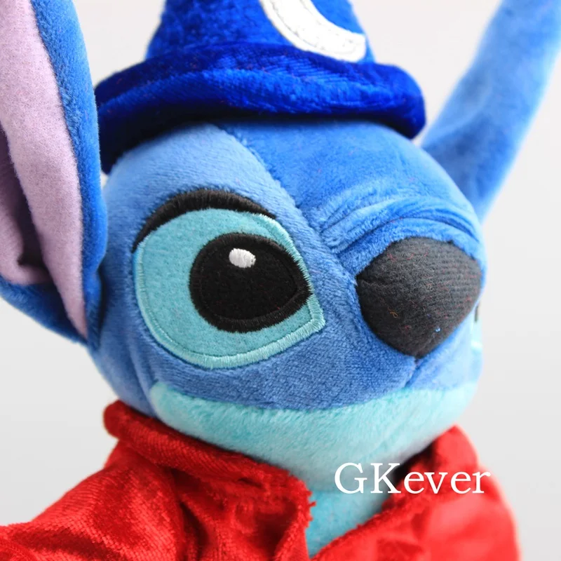 Новые плюшевые куклы Lilo& Stitch, волшебник, волшебник, мягкая игрушка, детские мягкие игрушки, супер крутой подарок на день рождения, 10 дюймов, 25 см