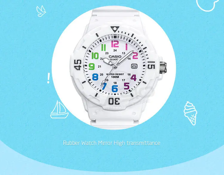 CASIO Часы LRW-200H-4B силиконовый ремешок Спортивная Дата день для женщин влюбленных Пара часы водонепроницаемый подарок relogio feminino настольные часы